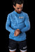 Tech Dedicated 365 1/4 Zip Top- CAMO BABY BLUE