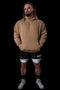 Embossed Athl Club Essential Hoodie - BEIGE