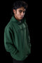 Embossed Athl Club Essential Hoodie - FOREST GREEN