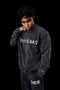 Acid Wash Dedicated 365 Sweater - JET BLACK