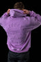 Embossed Athl Club Essential Hoodie - LILAC