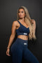 Ribbed Sports Bra V2 - Navy Blue
