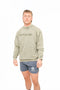 BF Athlete Club Embossed Sweater - Stonewash Khaki Green