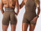 Icon Seamless Scrunch Shorts V2 - MOCHA BROWN