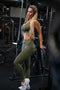 Ribbed Leggings V2 - Olive Green
