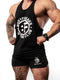 BF Lifting Club stringer vest - JET BLACK