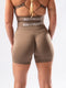 Icon Seamless Scrunch Shorts V2 - MOCHA BROWN