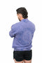 BF Athlete Club Embossed Sweater - Stonewash Violet Blue