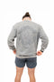 BF Athlete Club Embossed Sweater - Stonewash Slate Grey