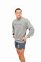 BF Athlete Club Embossed Sweater - Stonewash Slate Grey